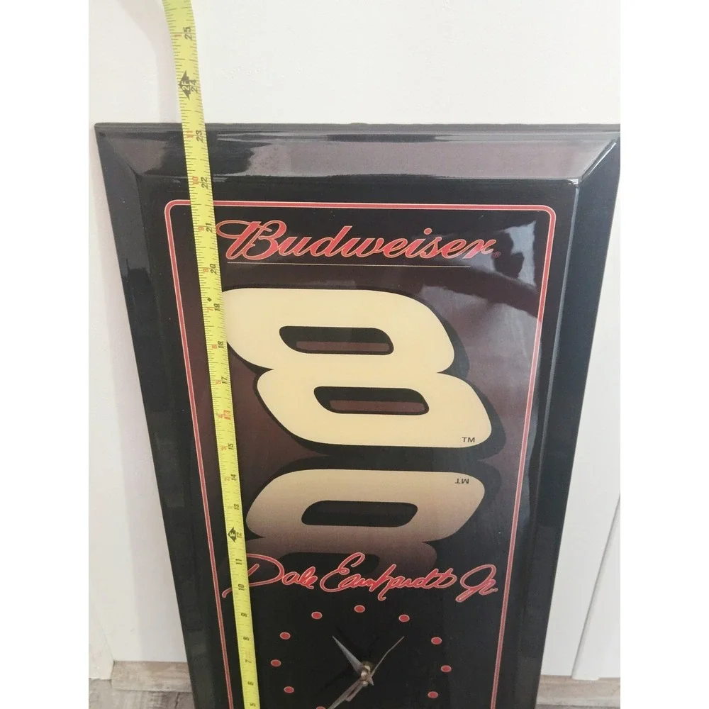 Jebco Dale Earnhardt Jr #8 Budweiser Monte Carlo Commemorative Wall Clock Ltd Ed